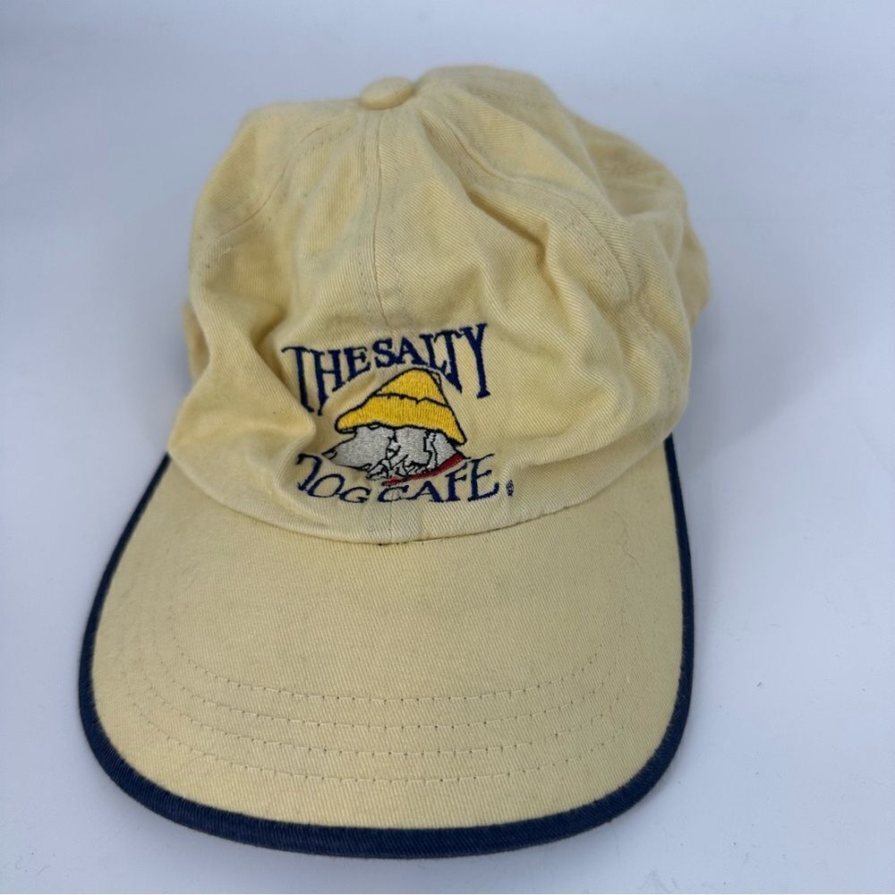 THE SALTY DOG CAFE Hilton Head Island Light Yellow Asjustable Baseball Cap